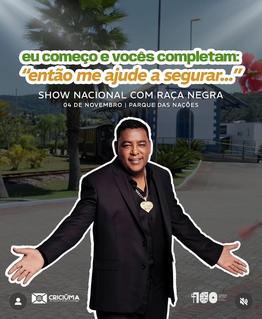 SHOW NACIONAL COM RAÇA NEGRA