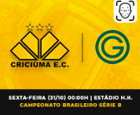 CRICIUMA X GOIÁS CAMPEONATO BRASILEIRO SÉRIE B 2025