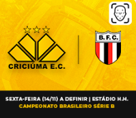 Imagem CRICIUMA X BOTAFOGO SP CAMPEONATO BRASILEIRO SÉRIE B 2025