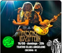 Imagem PRESENCE LED ZEPPELIN NO TEATRO ELIAS ANGELONI